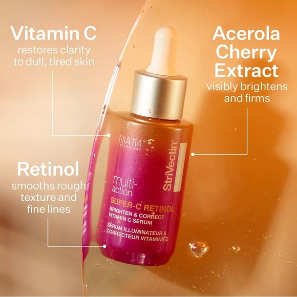 StriVectin Multi-Action Super-C Retinol Brighten & Correct Vitamin C Serum 1oz - Picture 5 of 8